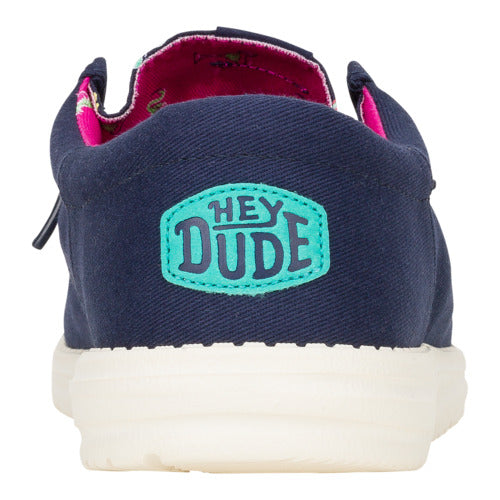 Wally Funk Party Palm - Peacoat Blue/Multi