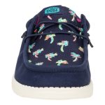 Wally Funk Party Palm - Peacoat Blue/Multi