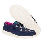 Wally Funk Party Palm - Peacoat Blue/Multi