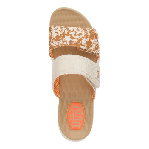 Delray Slide Animal Shimmer - Tan/Multi