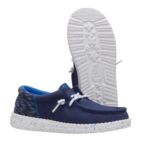 Wally Funk Youth Jersey Jacquard - Peacoat Blue/Multi