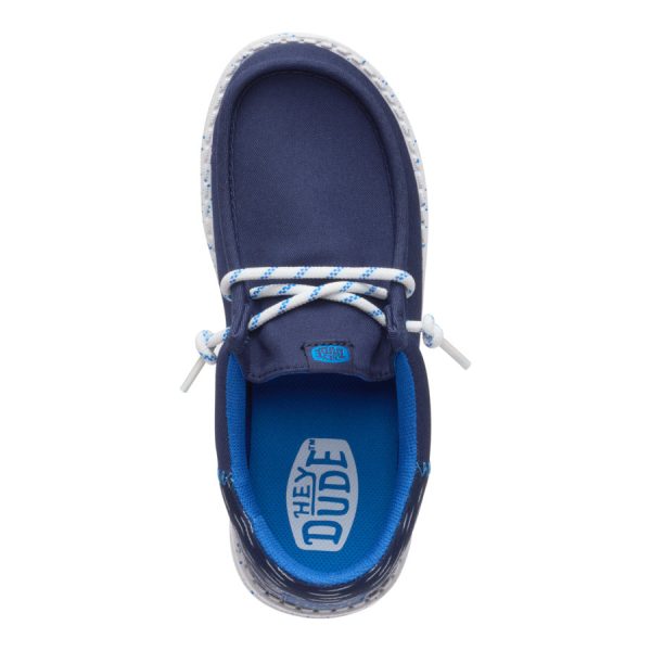 Wally Funk Youth Jersey Jacquard - Peacoat Blue/Multi