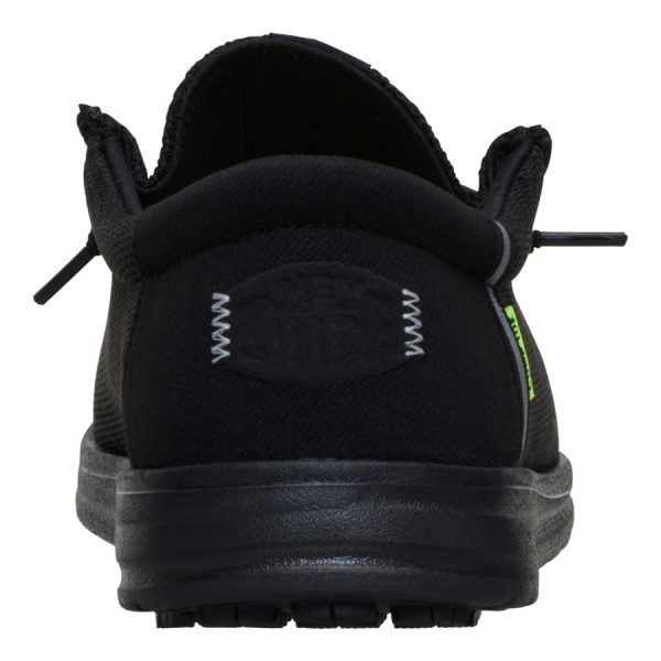 Wally Work Comp Toe Wide - Black/Black